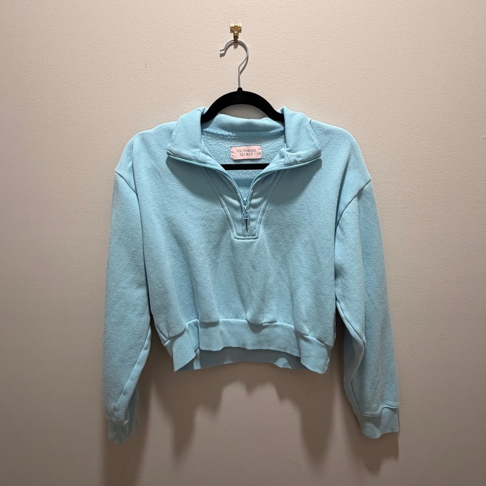 Victoria’s Secret crop quarter zip